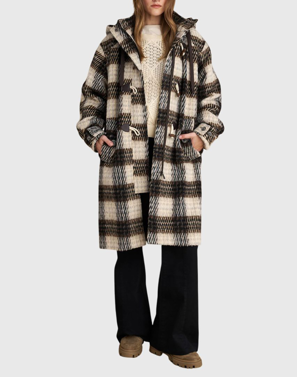 ATTRATTIVO ΗΜΙΠΑΛΤΟ 9921832-EKROY Mixed φωτογραφία