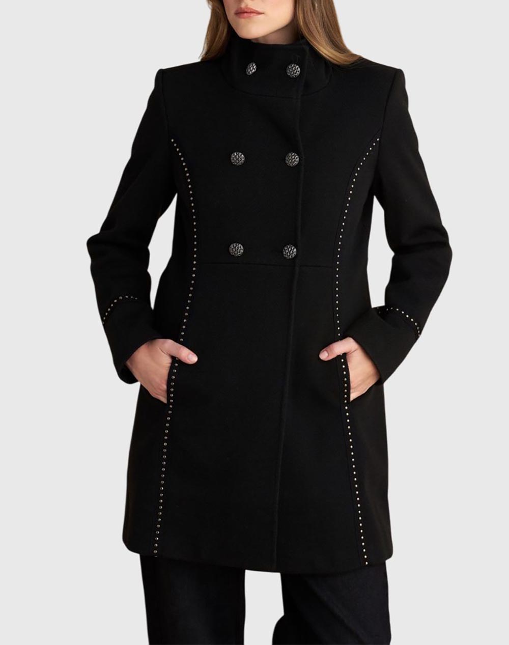 ATTRATTIVO ATTRATTIVO ΗΜΙΠΑΛΤΟ 9921779-MAYRO Black