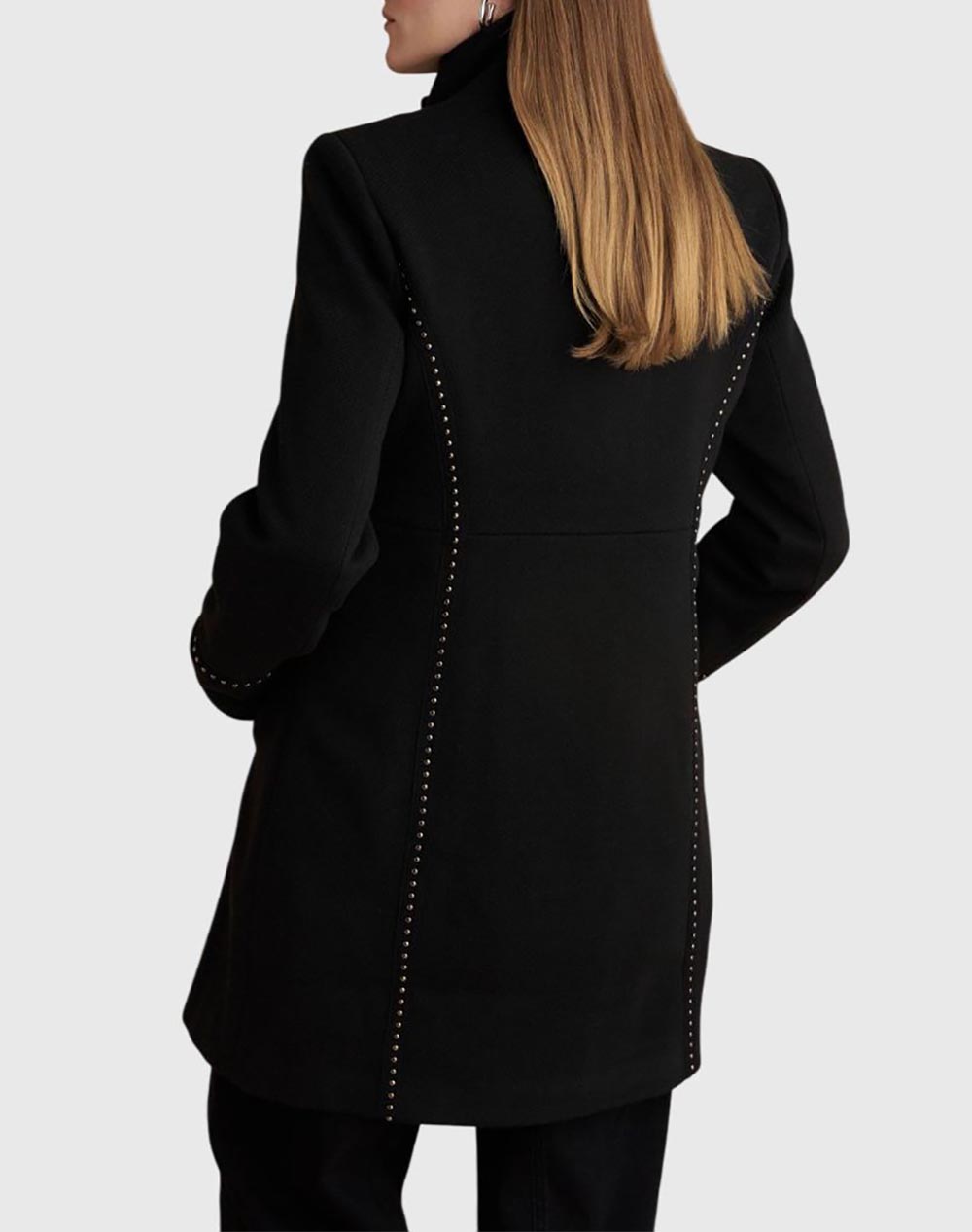 ATTRATTIVO ΗΜΙΠΑΛΤΟ 9921779-MAYRO Black φωτογραφία