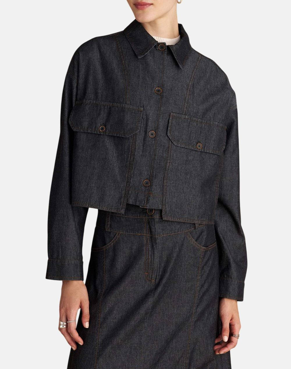 ATTRATTIVO ATTRATTIVO 91253611-MAYRO DenimBlack