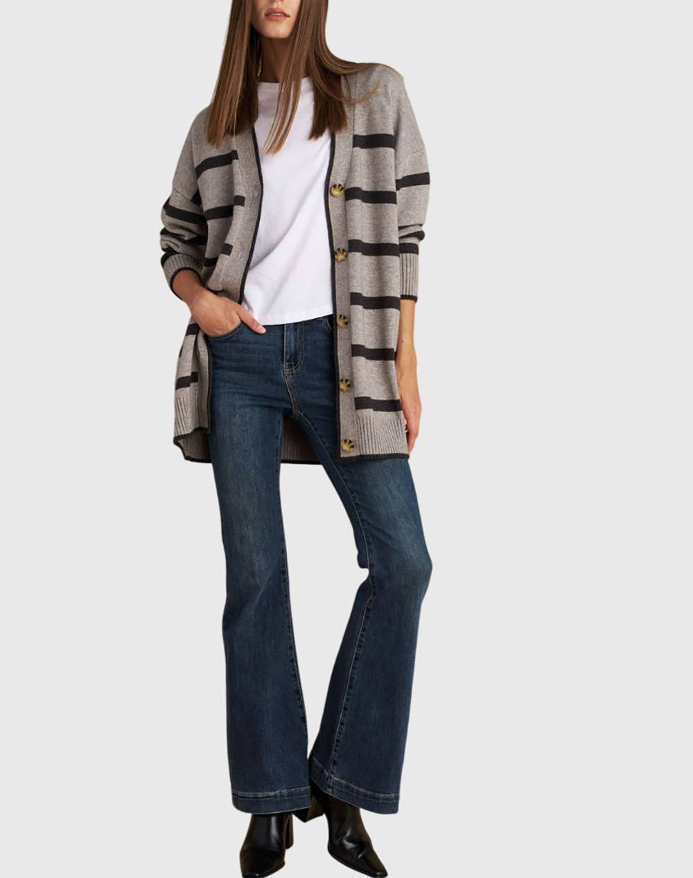 ATTRATTIVO ΖΑΚΕΤΑ 9P22948-GRI Multi φωτογραφία