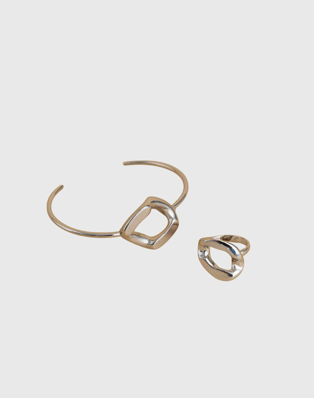 ATTRATTIVO ATTRATTIVO ΣΕΤ ΒΡΑΧΙΟΛΙ&ΔΑΧΤΥΛΙΔΙ 9U23317-SILVE MetallicSilver