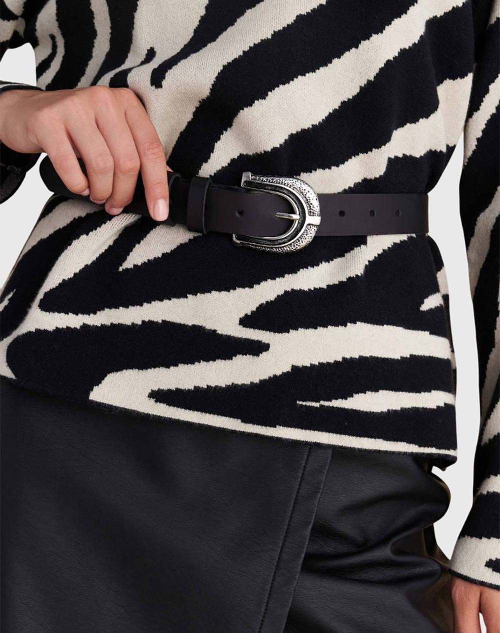 ATTRATTIVO ΖΩΝΗ 9Z23337-MAYRO Black φωτογραφία