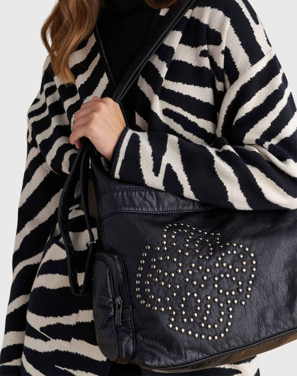 ATTRATTIVO ΖΩΝΗ 9Z23340-MAYRO Black φωτογραφία