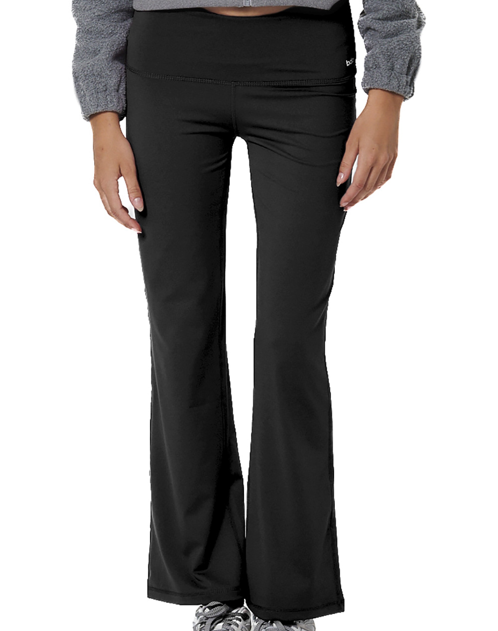 BODY ACTION BODY ACTION WOMEN''S WIDE-LEG LEGGINGS 011519-01-BLACK Black