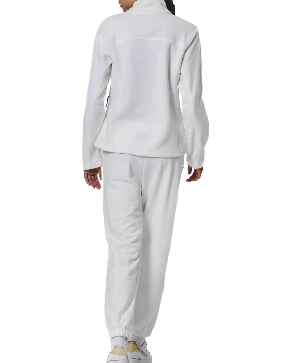 BODY ACTION WOMEN''S FULL-ZIP POLAR FLEECE 071525-01-WHITE OFF OffWhite φωτογραφία