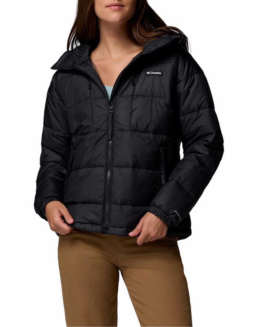 COLUMBIA Γυναικείο Μπουφάν Pike Lake™ III Hooded Jacket CA04-2133563-010 Black
