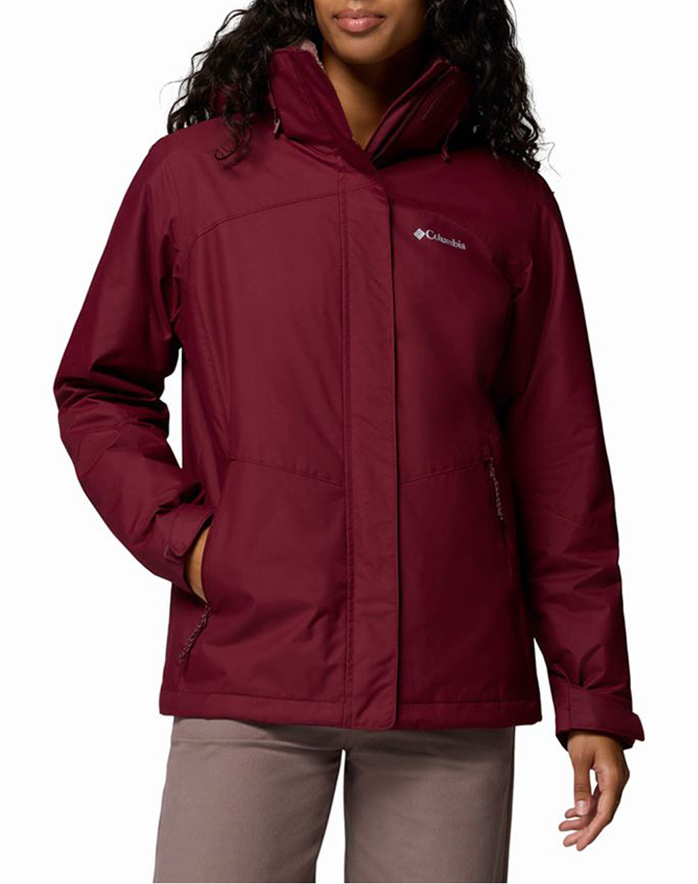 COLUMBIA Γυναικείο Μπουφάν Bugaboo™ III Fleece Interchange Jacket CA02-2087821-624 RedWine