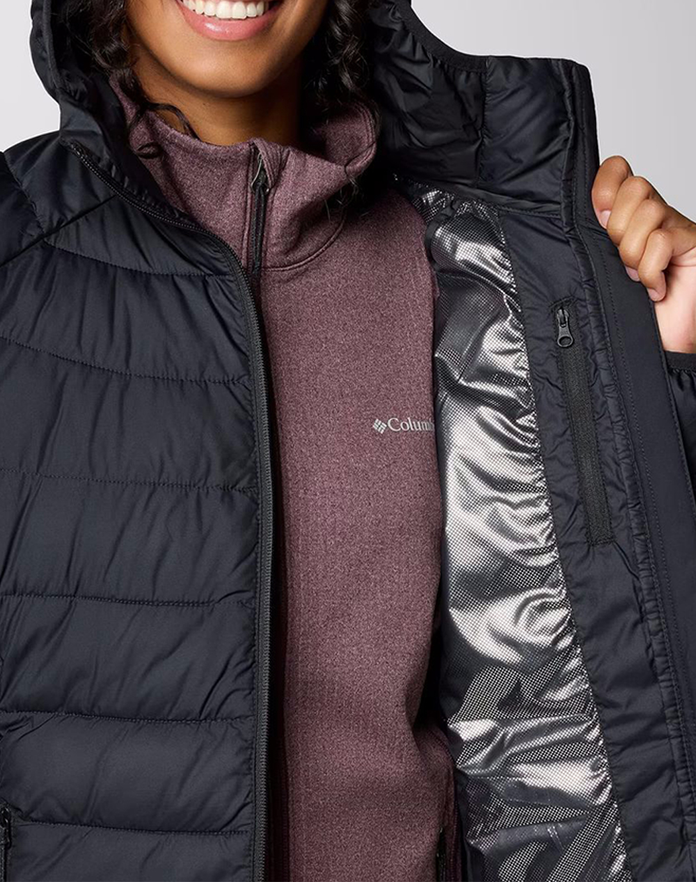 Columbia Γυναικείο Μπουφάν Powder Lite Ii Mid Jacket Ca04-2089371-010 Black Γυναικεία ρούχα Πανωφορια μπουφάν Politikos Shop Πολιτικός