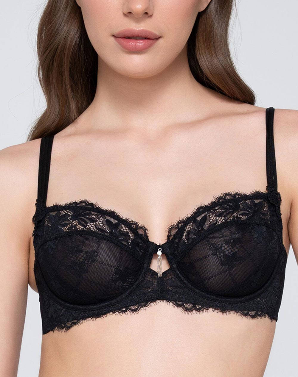 LUNA Venus wired balconette 15500-02 Black