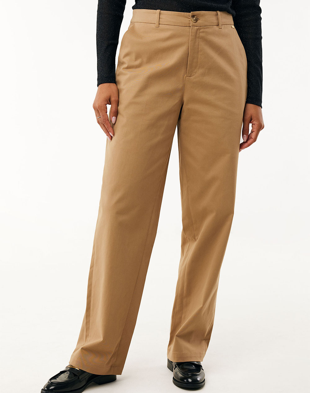 MEXX Tapered pants buttoned hem MF007002953W-161334 Tan