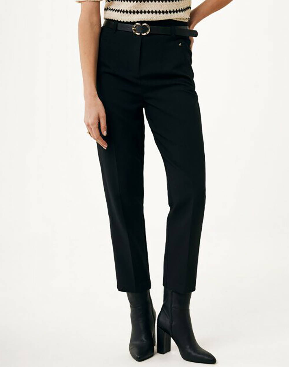 MEXX Belted tapered pants MF007000453W-193911 Black