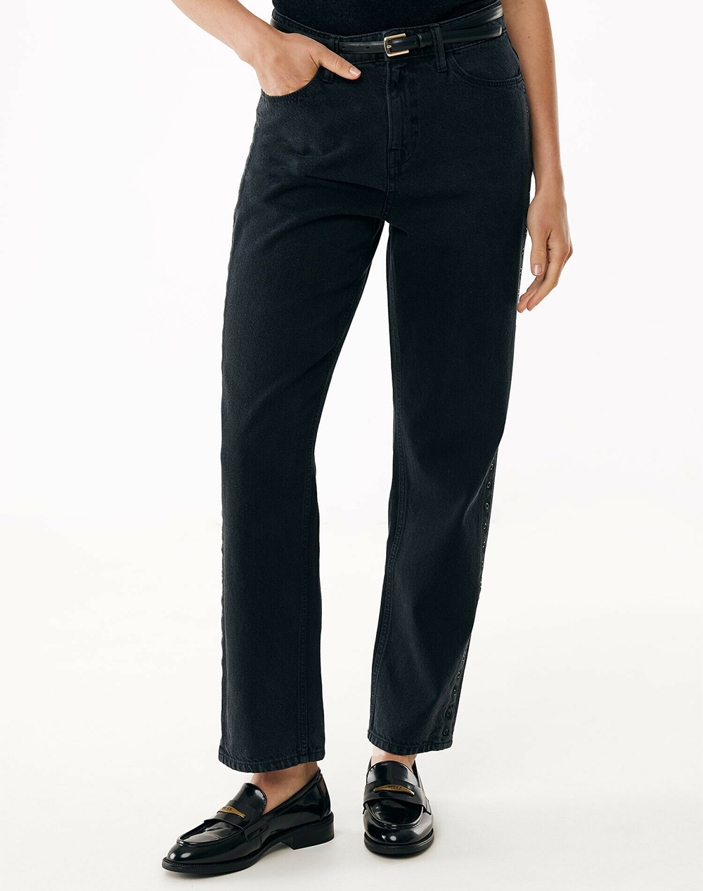MEXX 90s Straight eyelet jeans MF006200753W-50025 Black