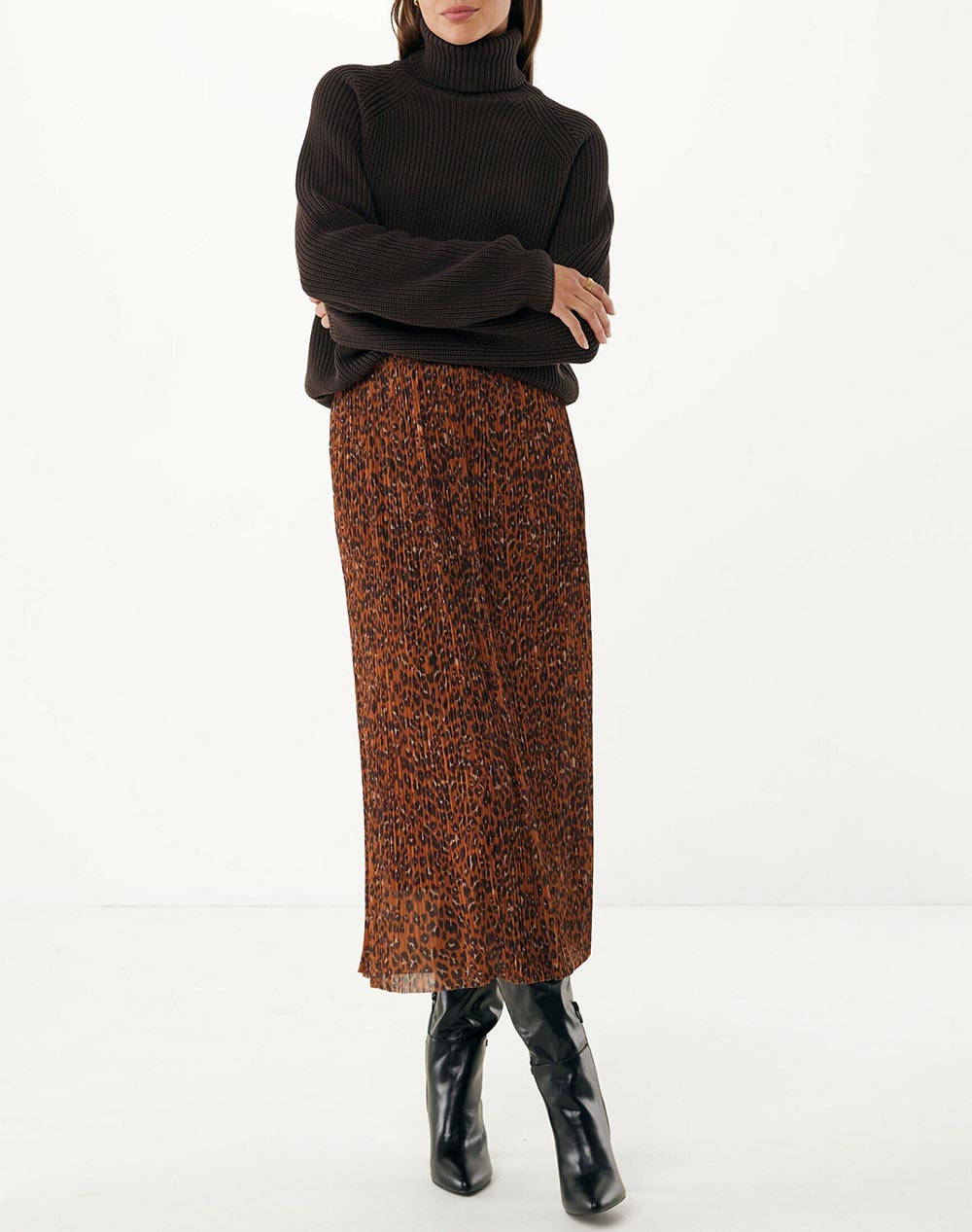 MEXX Mesh leopard skirt MF007400753W-300007 Multi φωτογραφία