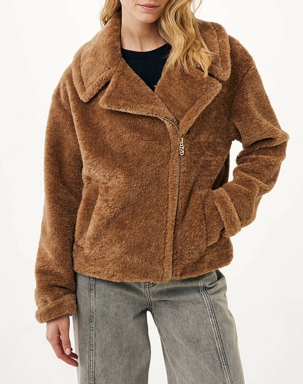 MEXX Teddy biker jacket MF006803553W-161334 Tan