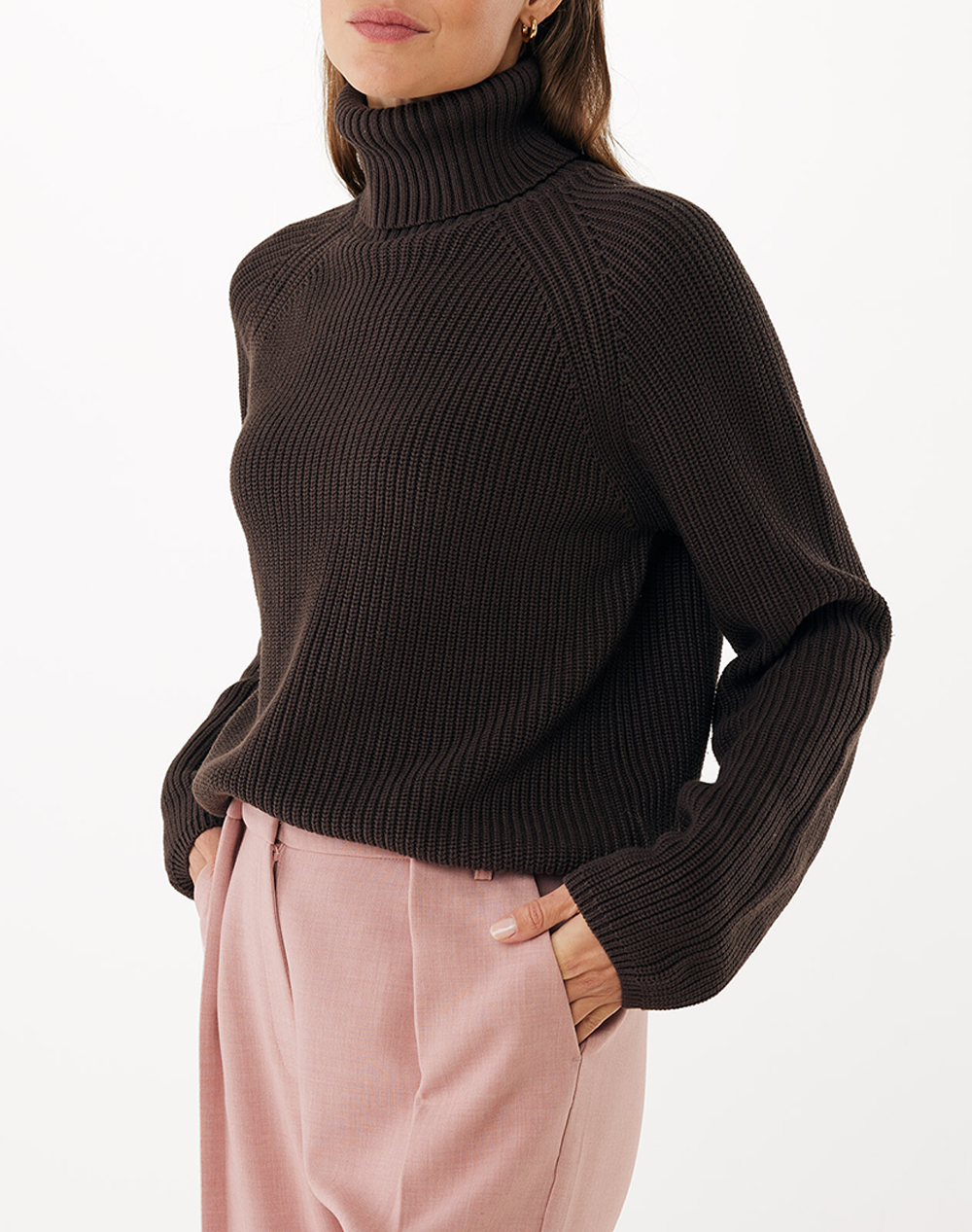 MEXX HOLLY Knit pullover MF006609253W-190915 DarkBrown