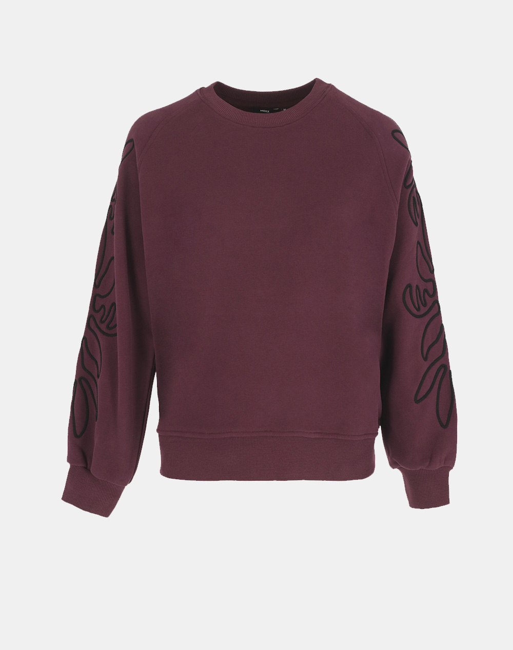 MEXX Embroidery sleeve sweater MF007502353W-191718 DarkRed