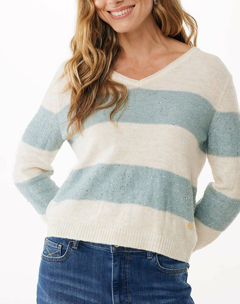 MEXX Fancy v-neck jumper MF006603453W-110104 Multi