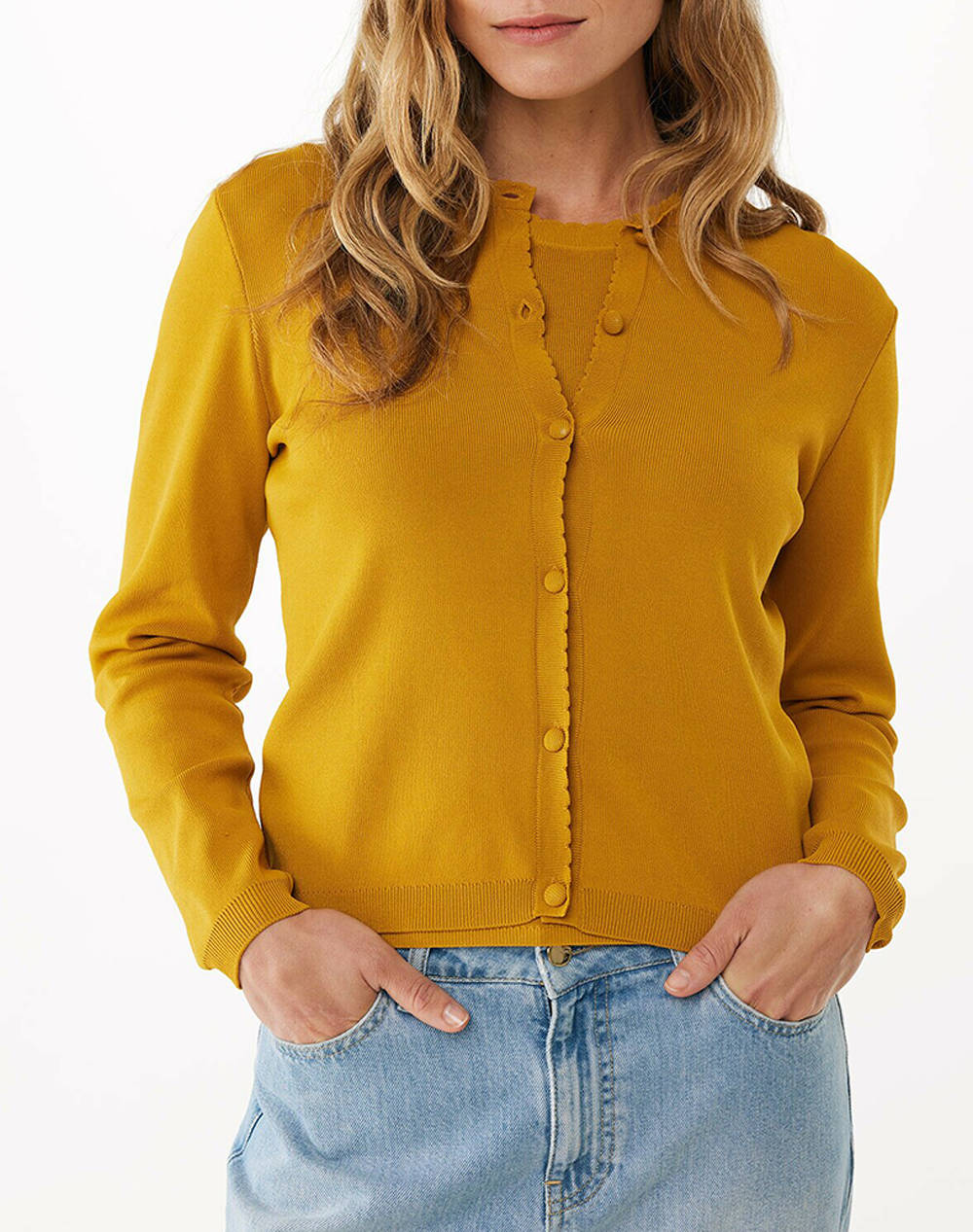 MEXX PEONY Knit cardigan MF006601853W-170949 Mustard