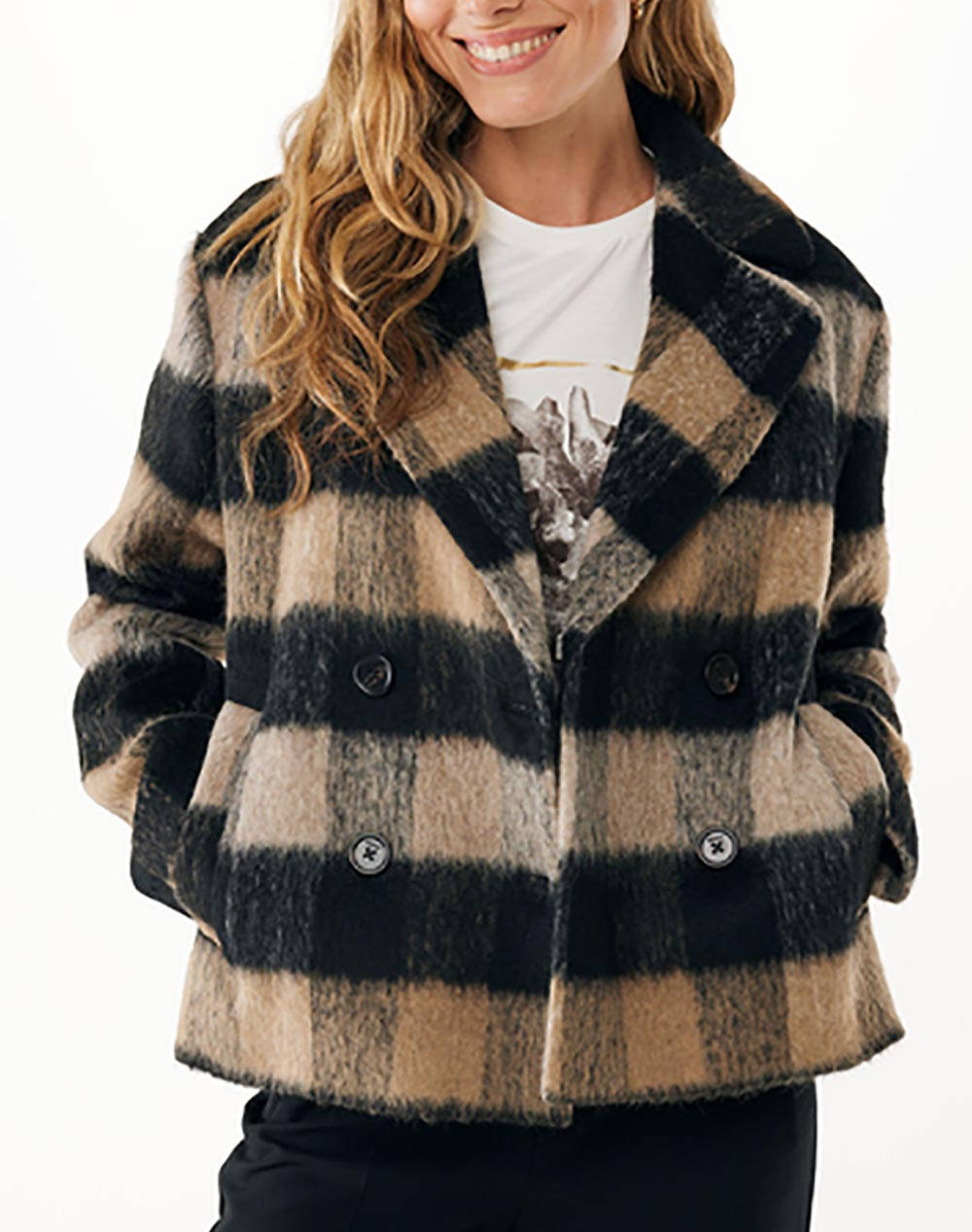 MEXX MEXX Checked peacoat MF006803753W-300007 Multi