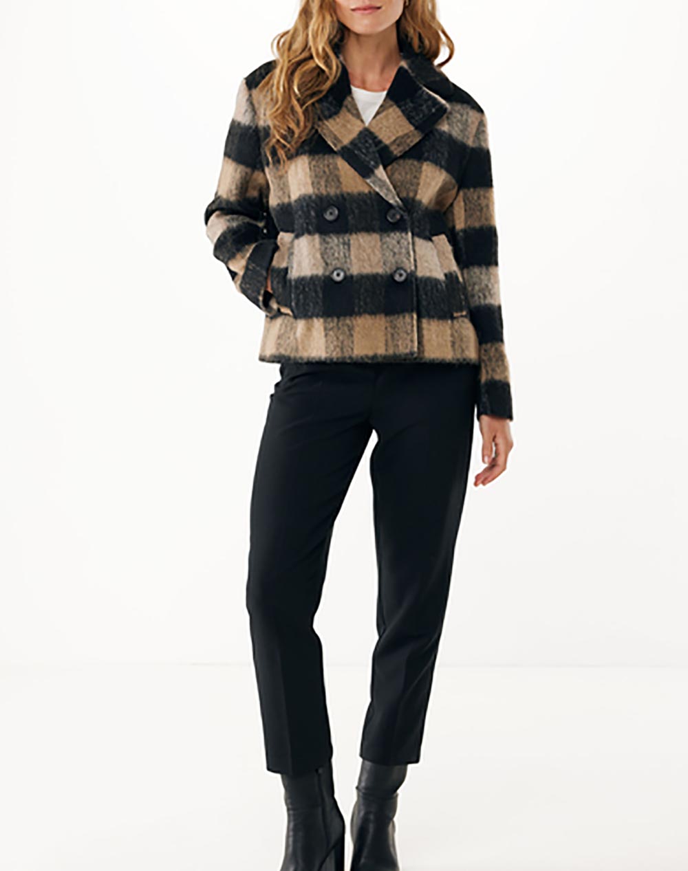 MEXX Checked peacoat MF006803753W-300007 Multi φωτογραφία