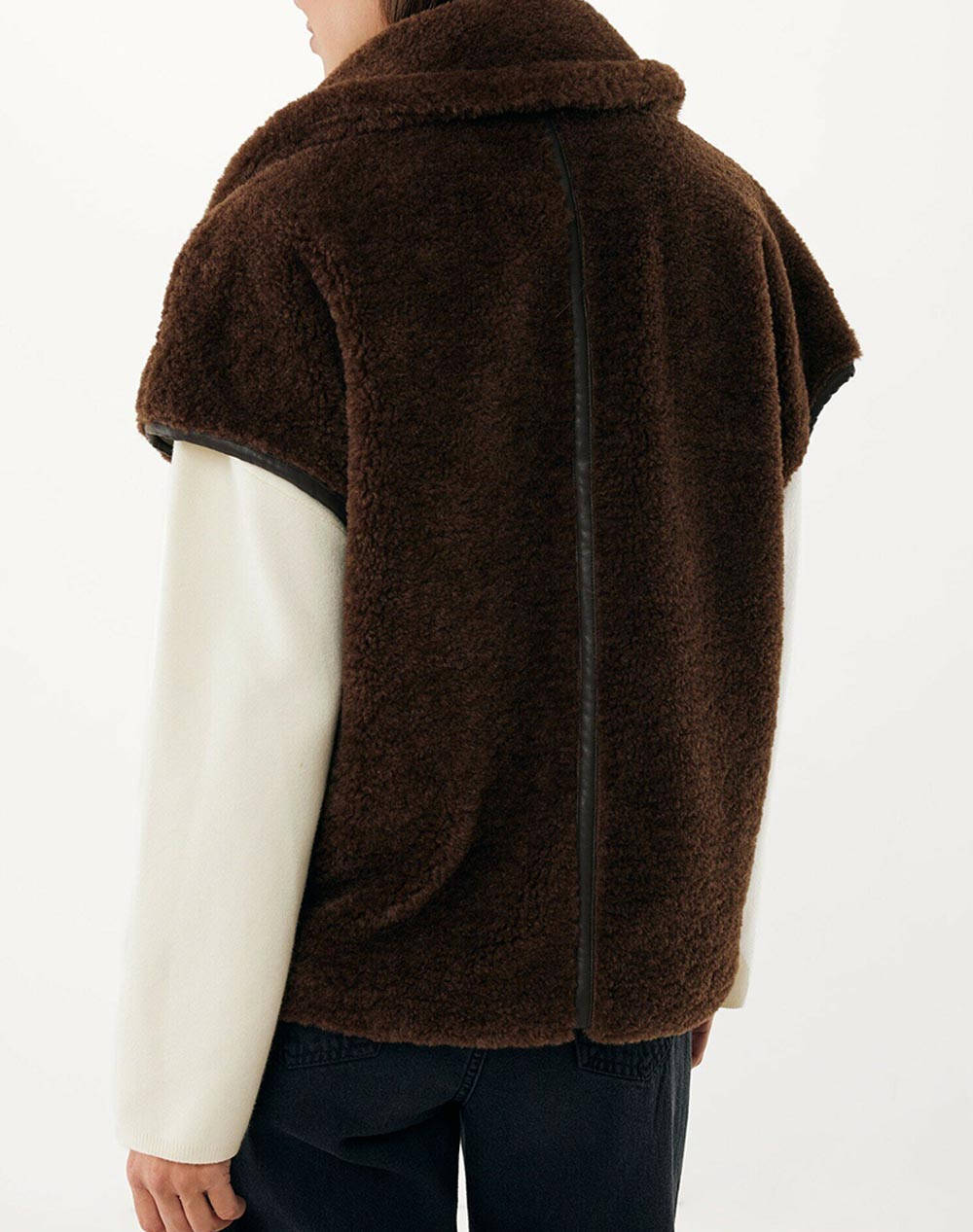 MEXX Teddy waistcoat MF006402653W-190915 DarkBrown φωτογραφία