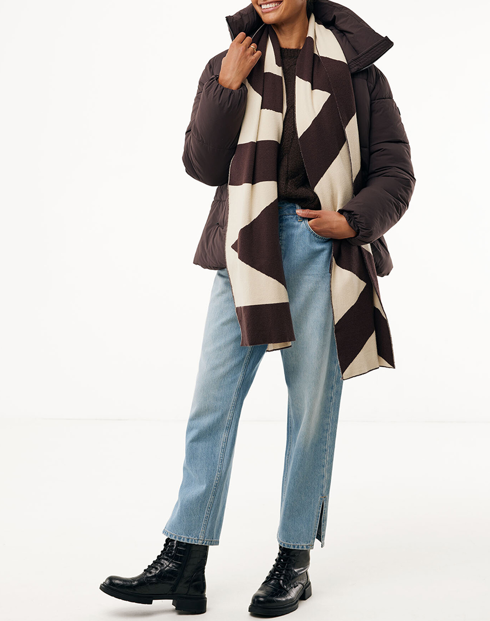 MEXX Logo scarf MF004400753W-190915 Multi φωτογραφία