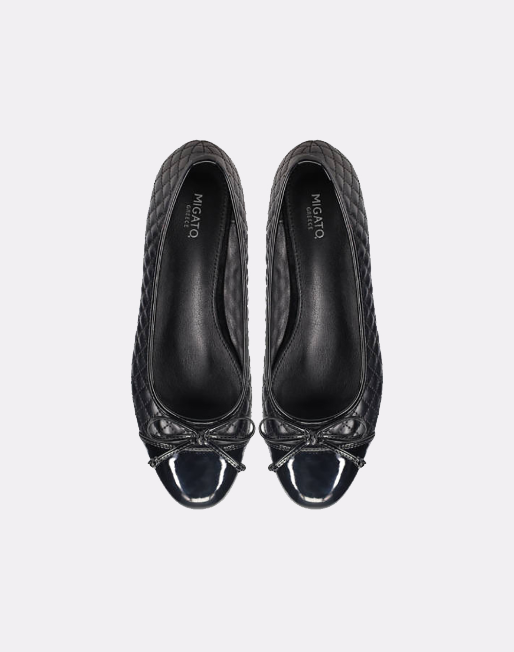 MIGATO ΠΑΠ.ΜΑΤ ΜΕ ΛΟΥΣΤΡΙΝI ΚΑΠΙΤΟΝΕ ΜΕ ΦΙΟΓΚΟ BLACK 100040746014-014 Black φωτογραφία