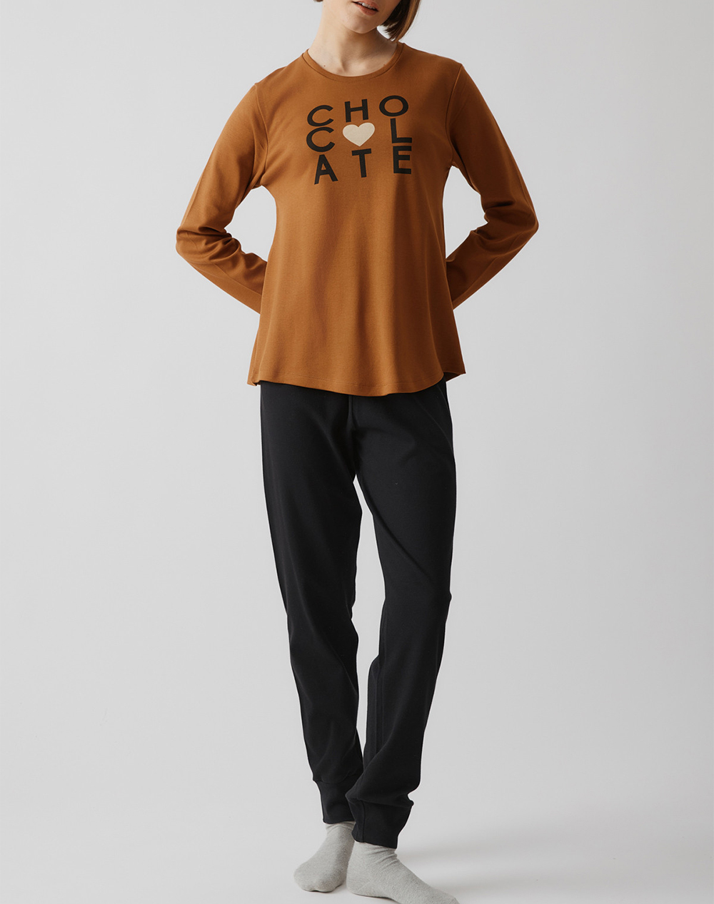 MINERVA ΠΥΖ.ΓΥΝ.INTERL.CHOCO-HEARTS 90-52652-837 Brown