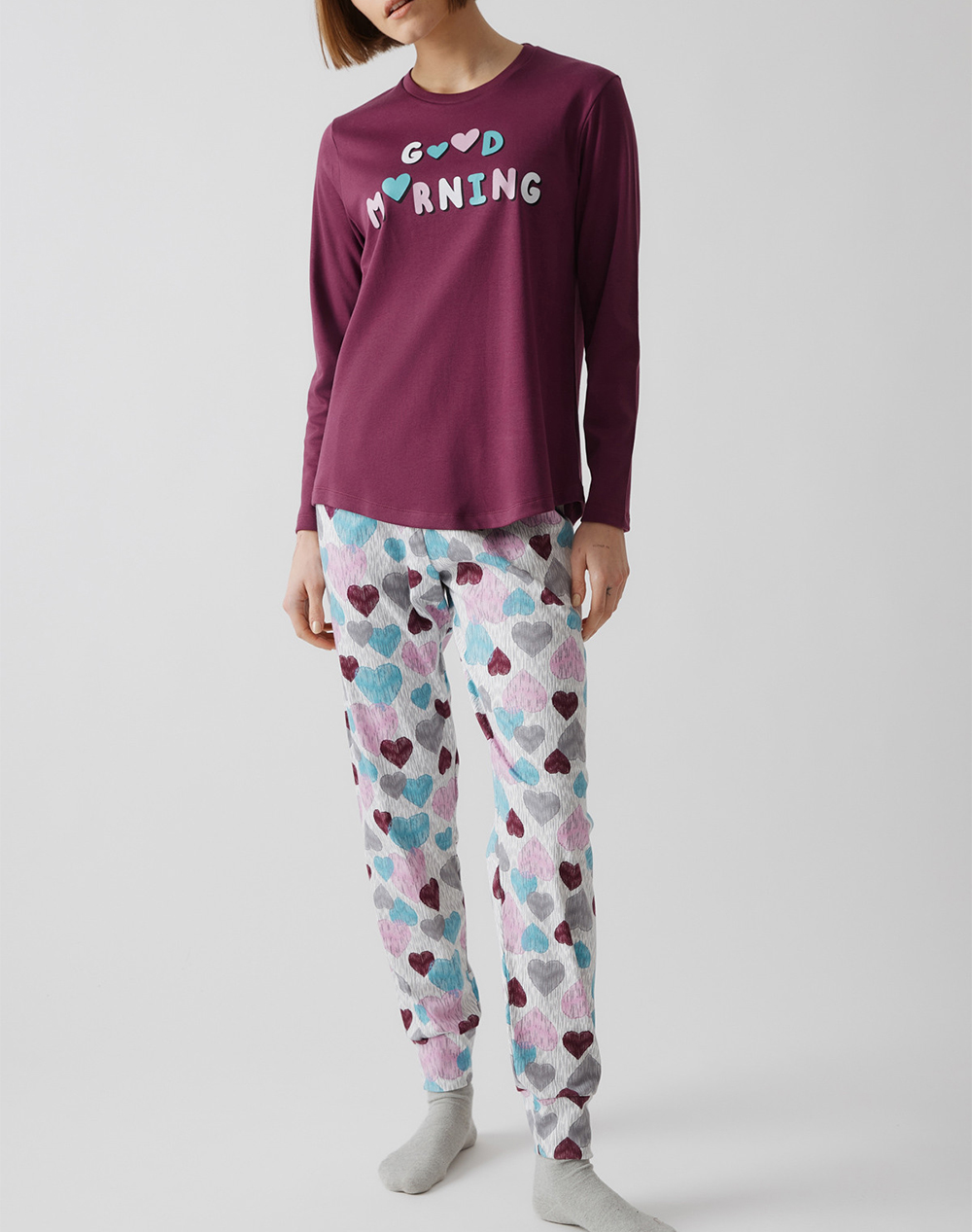 MINERVA ΠΥΖ.ΓΥΝ.INTERL.MULTI HEARTS 90-52645-839 Bordeux