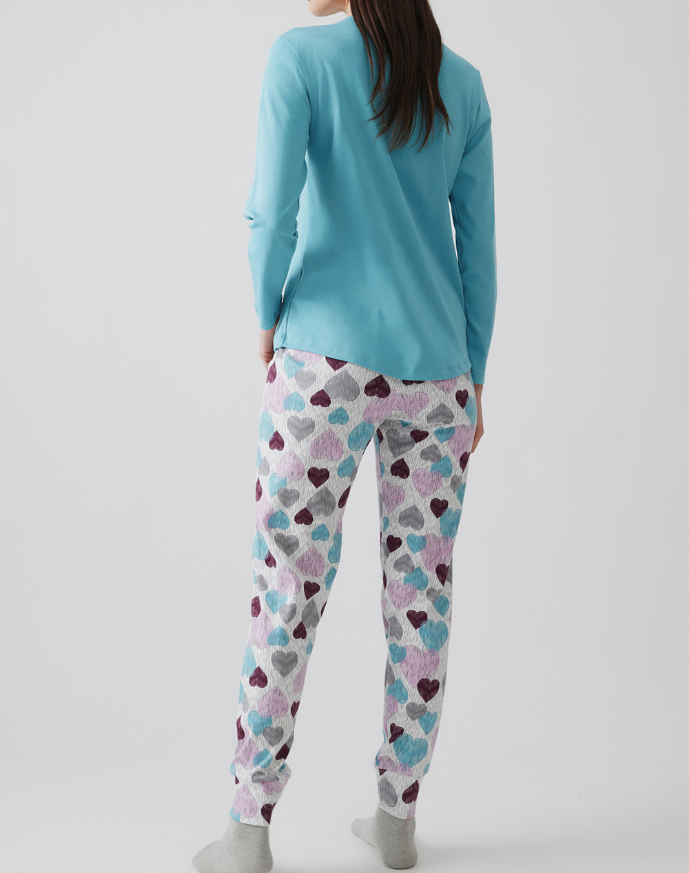 MINERVA ΠΥΖ.ΓΥΝ.INTERL.MULTI HEARTS 90-52645-300 LightBlue φωτογραφία