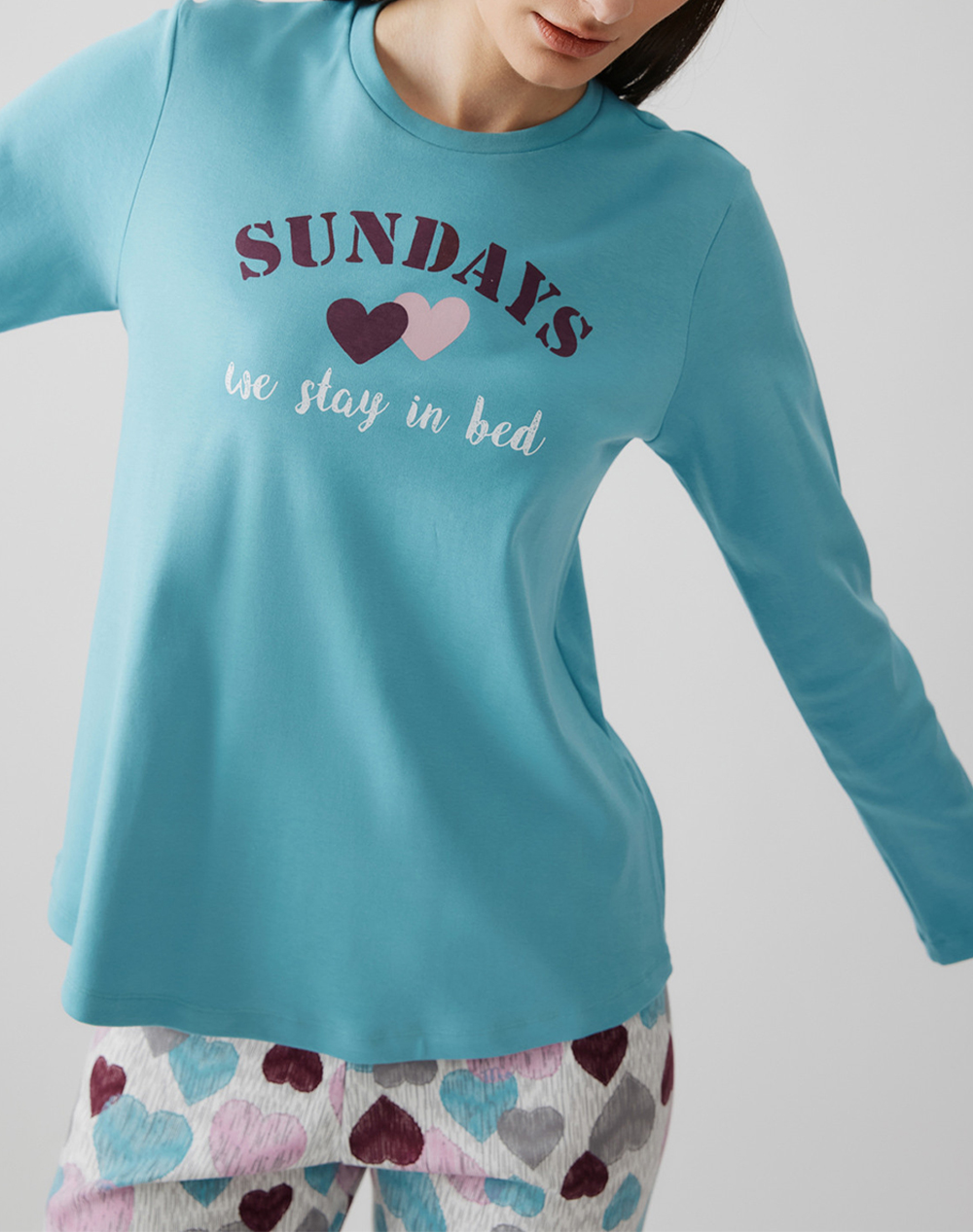 MINERVA ΠΥΖ.ΓΥΝ.INTERL.MULTI HEARTS 90-52645-300 LightBlue φωτογραφία