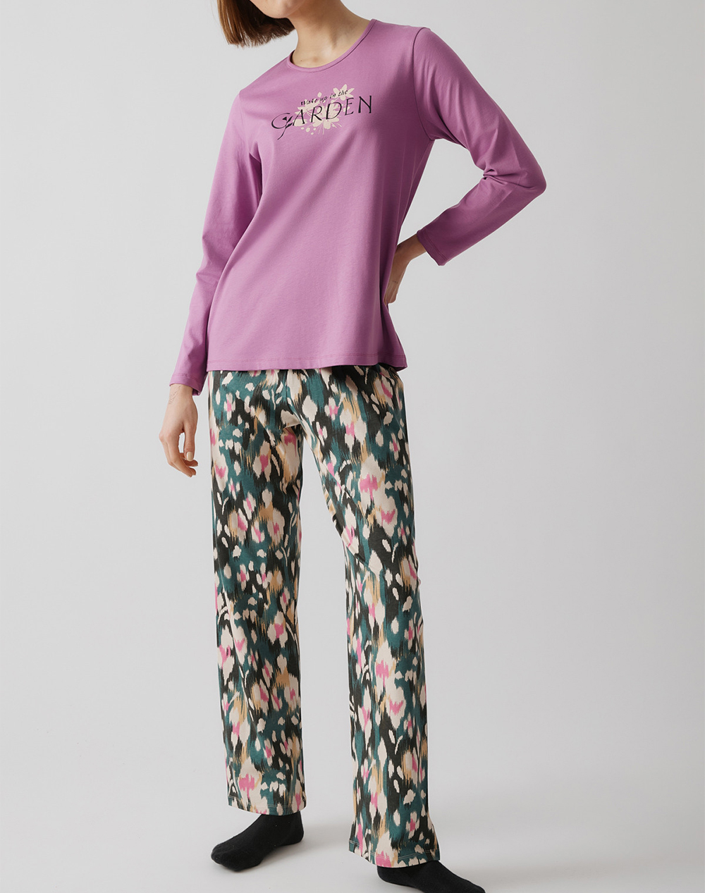 MINERVA ΠΥΖ.ΓΥΝ.ABSTRACT FLORAL W25-26 90-52632-253 Violet