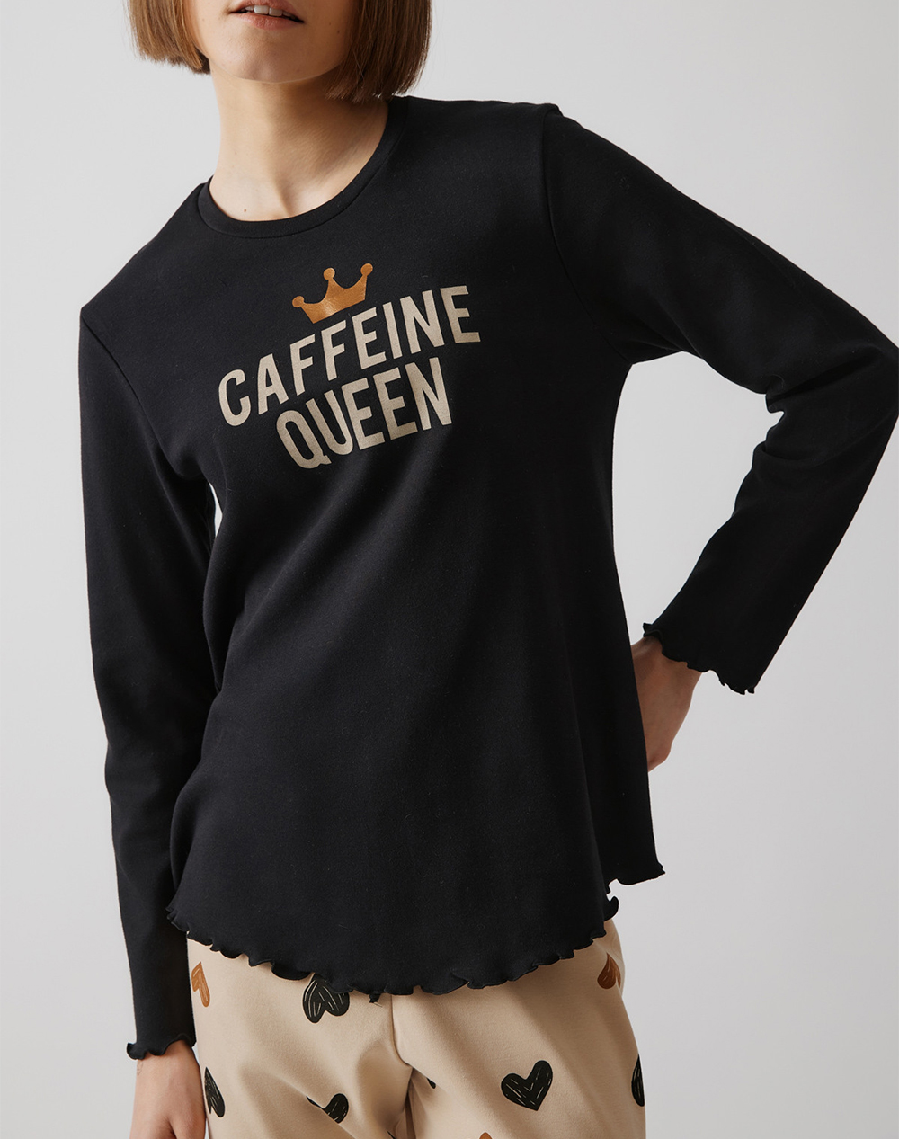MINERVA ΠΥΖ.ΓΥΝ.INTERL.COFFEE QUEEN 90-52627-045 Black φωτογραφία