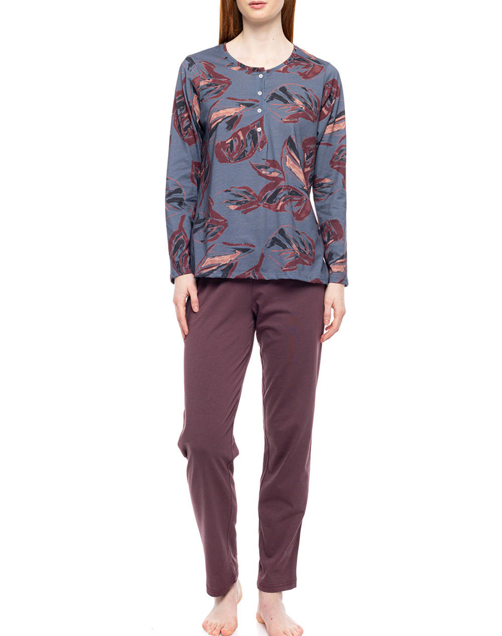 PINK LABEL PINK LABEL PYJAMA WINTER BLOOM W1723P-TYPE Multi