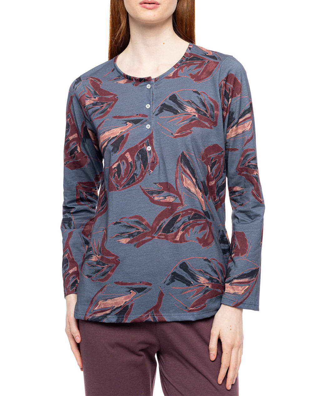 PINK LABEL PYJAMA WINTER BLOOM W1723P-TYPE Multi φωτογραφία