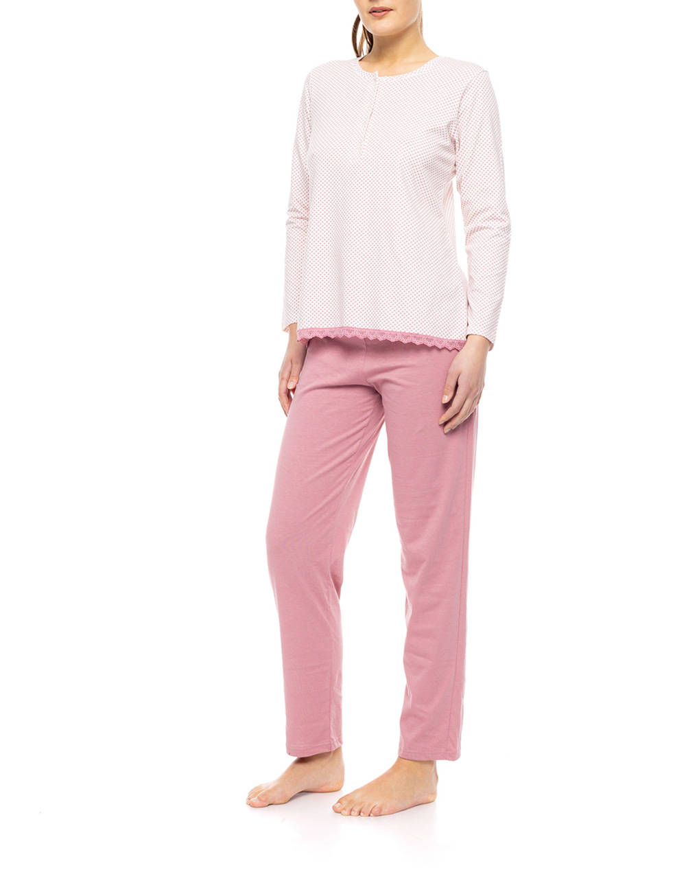 PINK LABEL PYJAMA PETIT ROSE FLOWER W1769P-TYPE Multi φωτογραφία