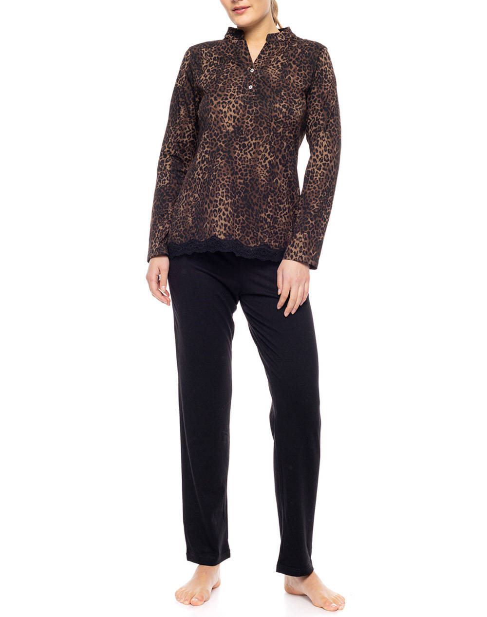 PINK LABEL PINK LABEL PYJAMA LEOPARD W1717P-TYPE Multi