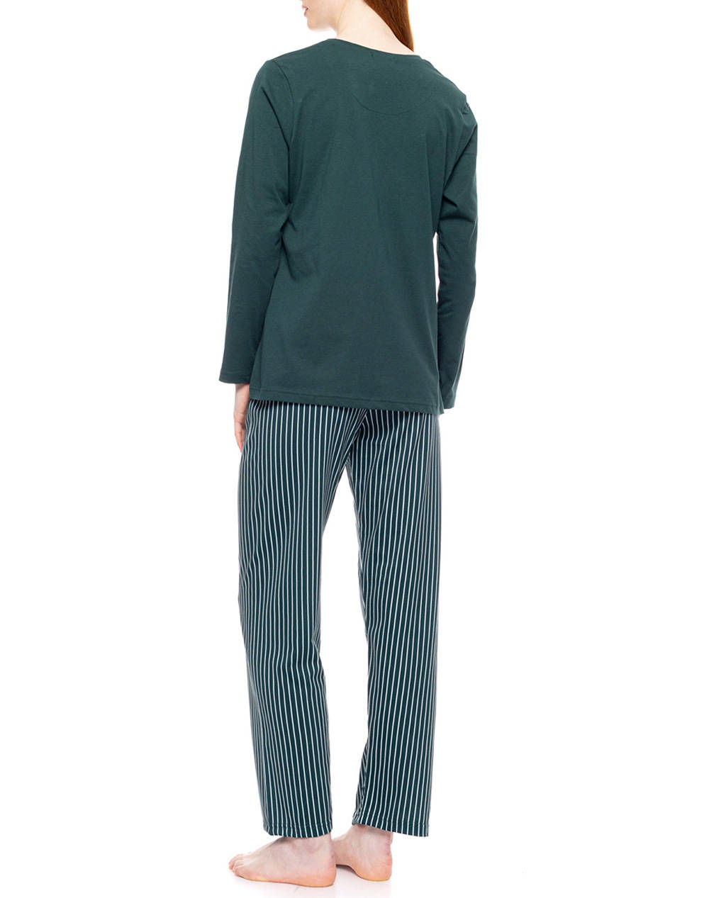PINK LABEL PYJAMA GREEN FOREST STRIPES W1755P-TYPE Multi φωτογραφία