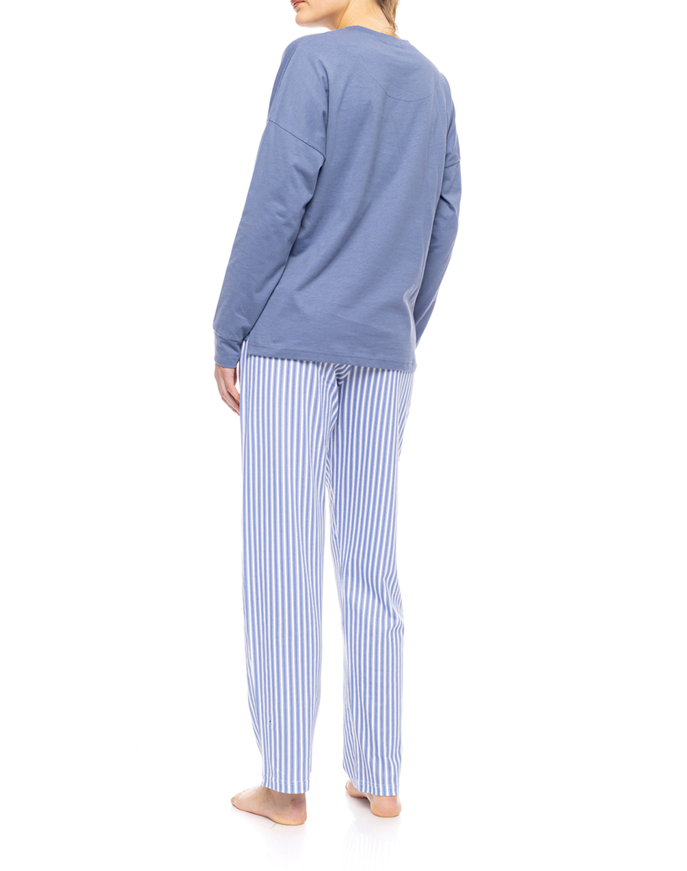 PINK LABEL PYJAMA CALMING STRIPES W1737-TYPE Blue φωτογραφία