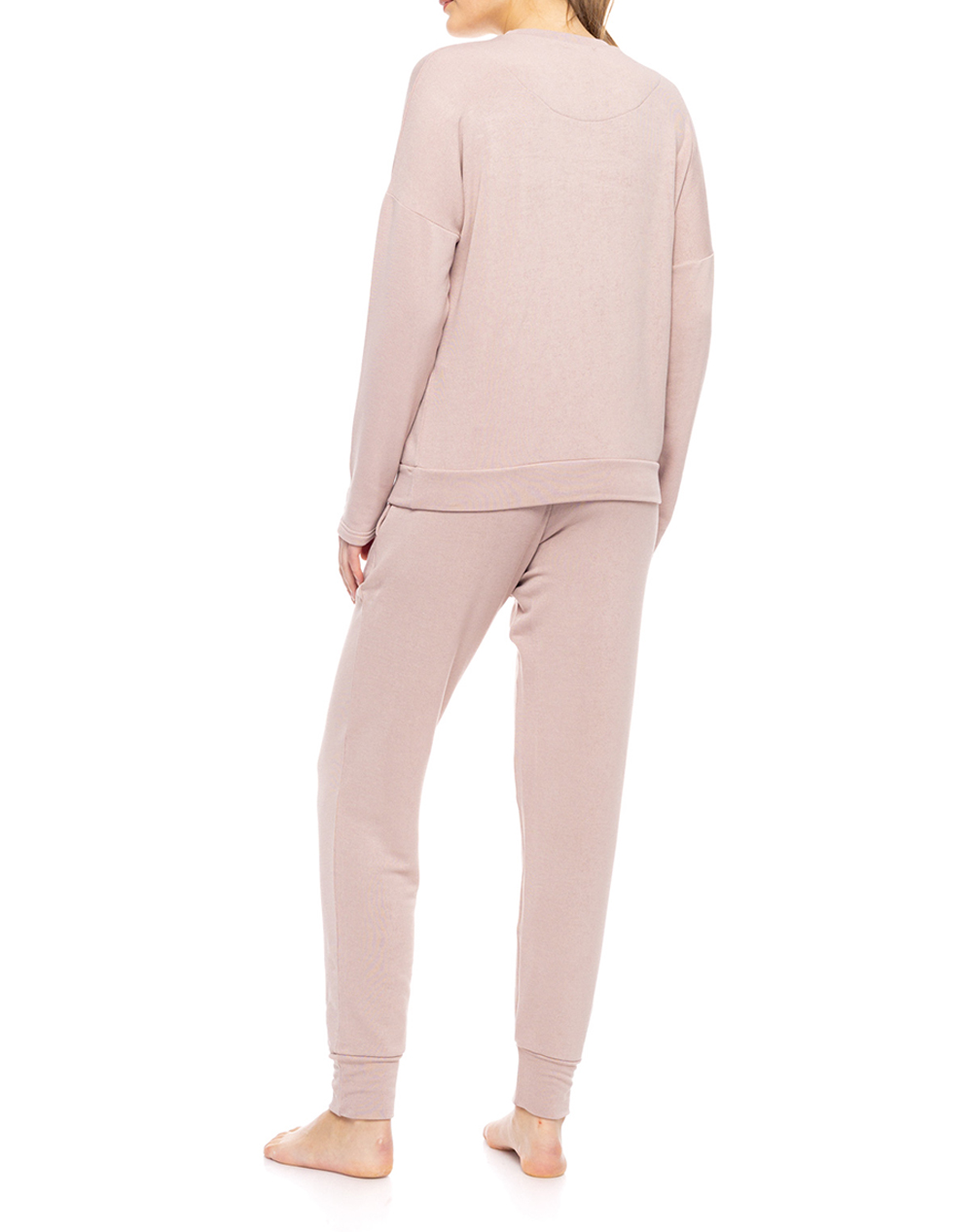 PINK LABEL PYJAMA BAMBOO NIGHT SKY W1814-DUSTY PINK Pink φωτογραφία