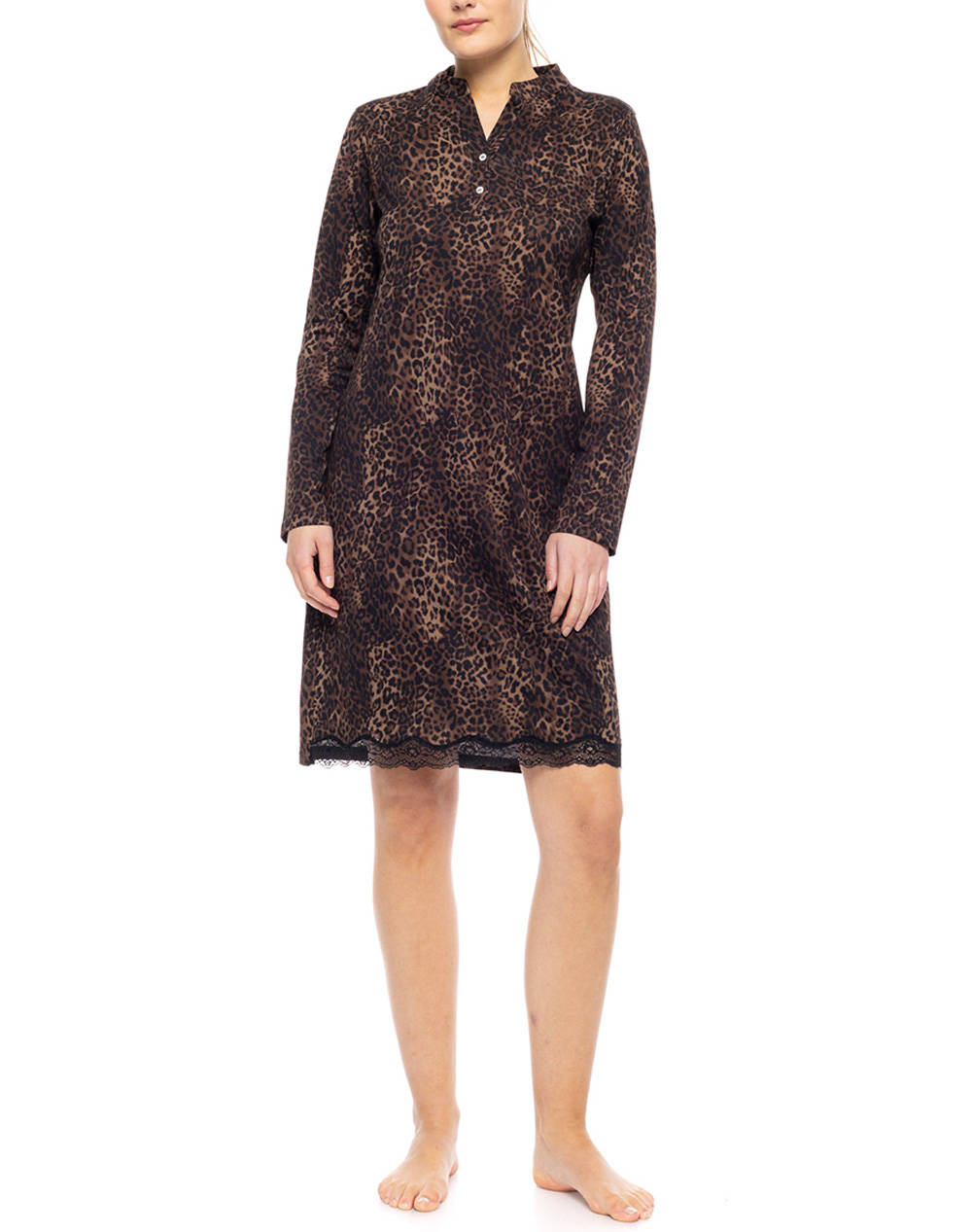 PINK LABEL PINK LABEL NIGHTGOWN LEOPARD W1718P-TYPE Multi