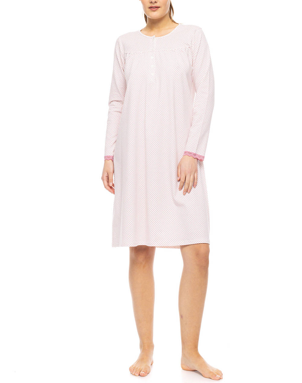 PINK LABEL PINK LABEL NIGHTGOWN CLASSIC PETIT ROSE FLOWER W1771P-TYPE Multi