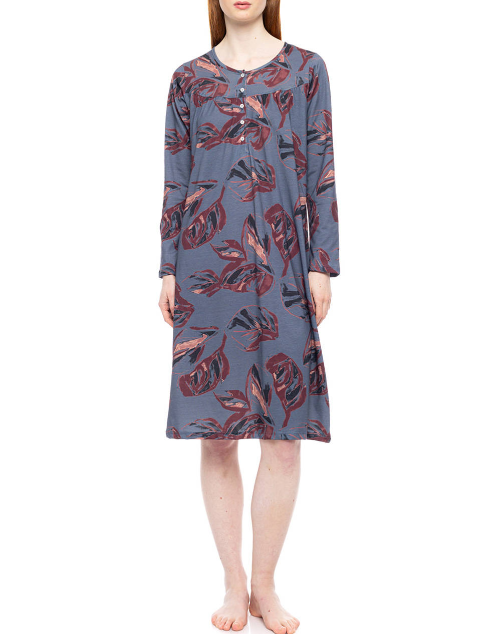 PINK LABEL PINK LABEL NIGHTGOWN CLASSIC WINTER BLOOM W1725P-TYPE Multi