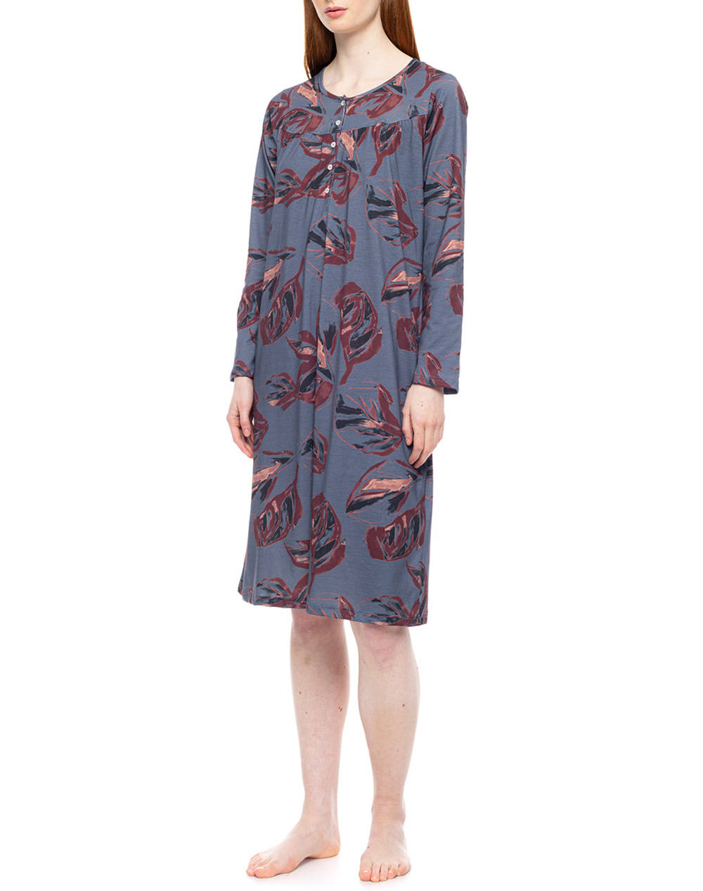 PINK LABEL NIGHTGOWN CLASSIC WINTER BLOOM W1725P-TYPE Multi φωτογραφία