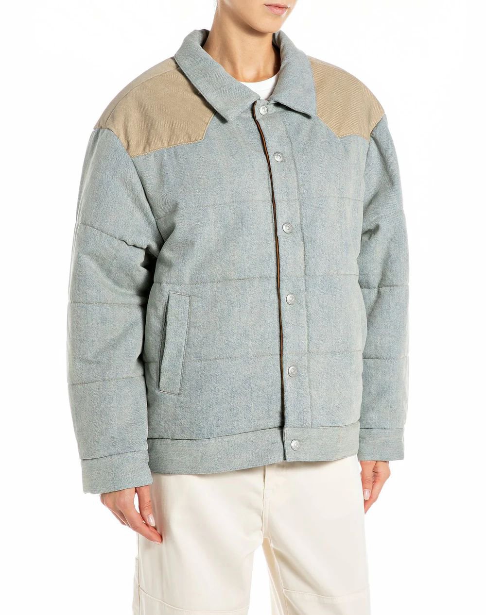 REPLAY ΜΠΟΥΦΑΝ W7918 .000.10359-010 LightGray