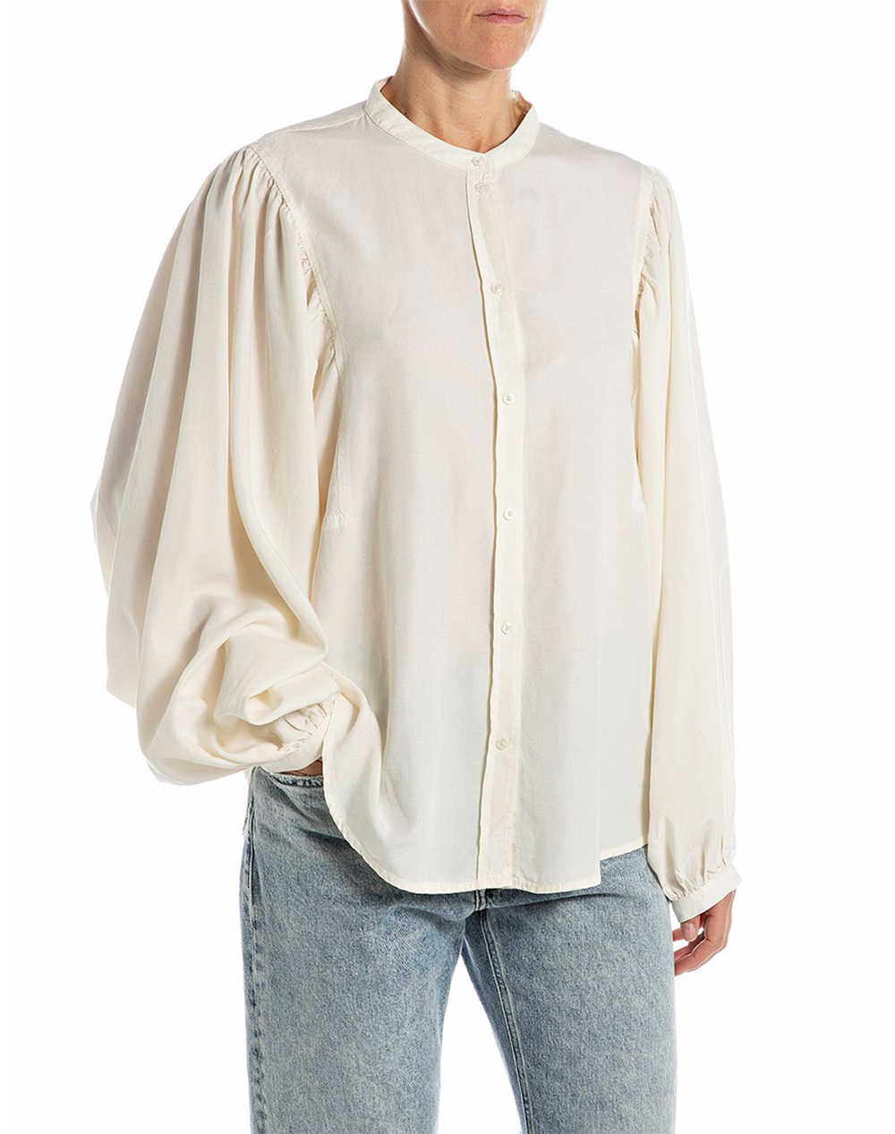 REPLAY ΠΟΥΚΑΜΙΣΟ W2179 .000.85162-300 OffWhite