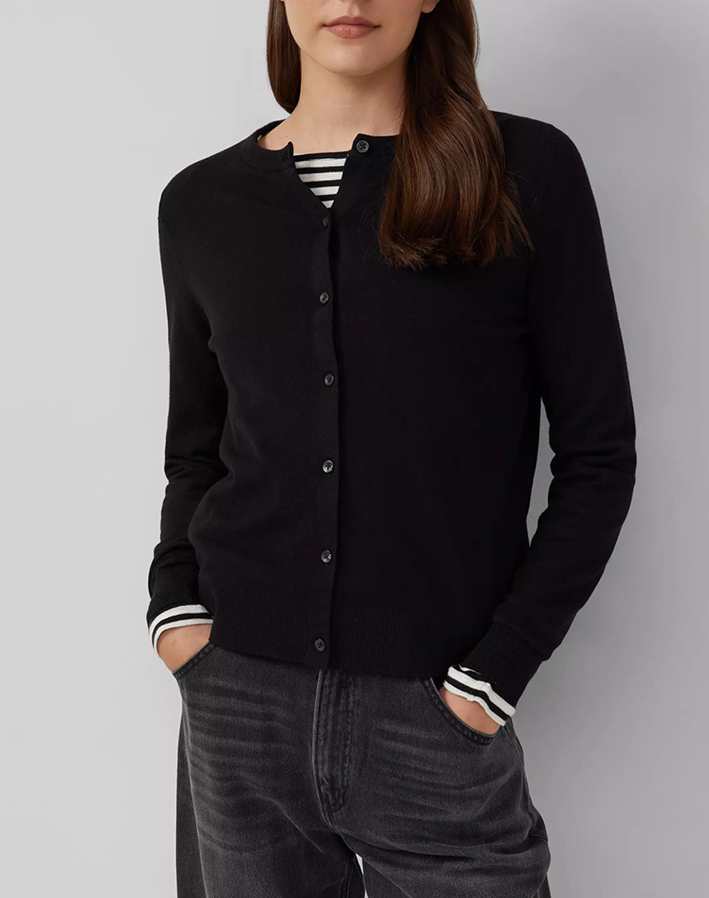 S.OLIVER Πλεκτή Ζακέτα 2168767-9999 Black