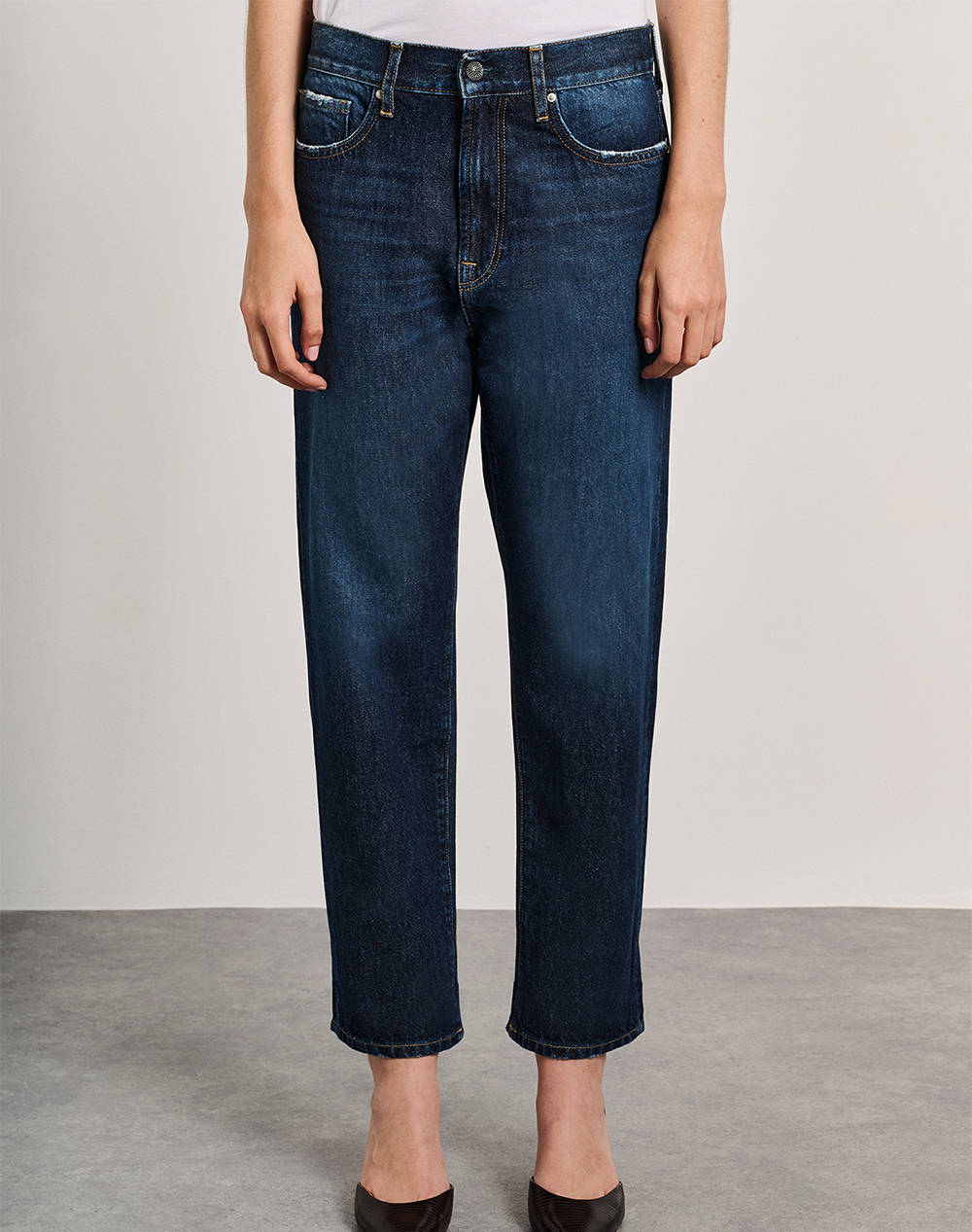 STAFF STAFF Ashley Regular Cropped Wmn Pant 5-936.007.B1.054-.00 DenimDarkBlue