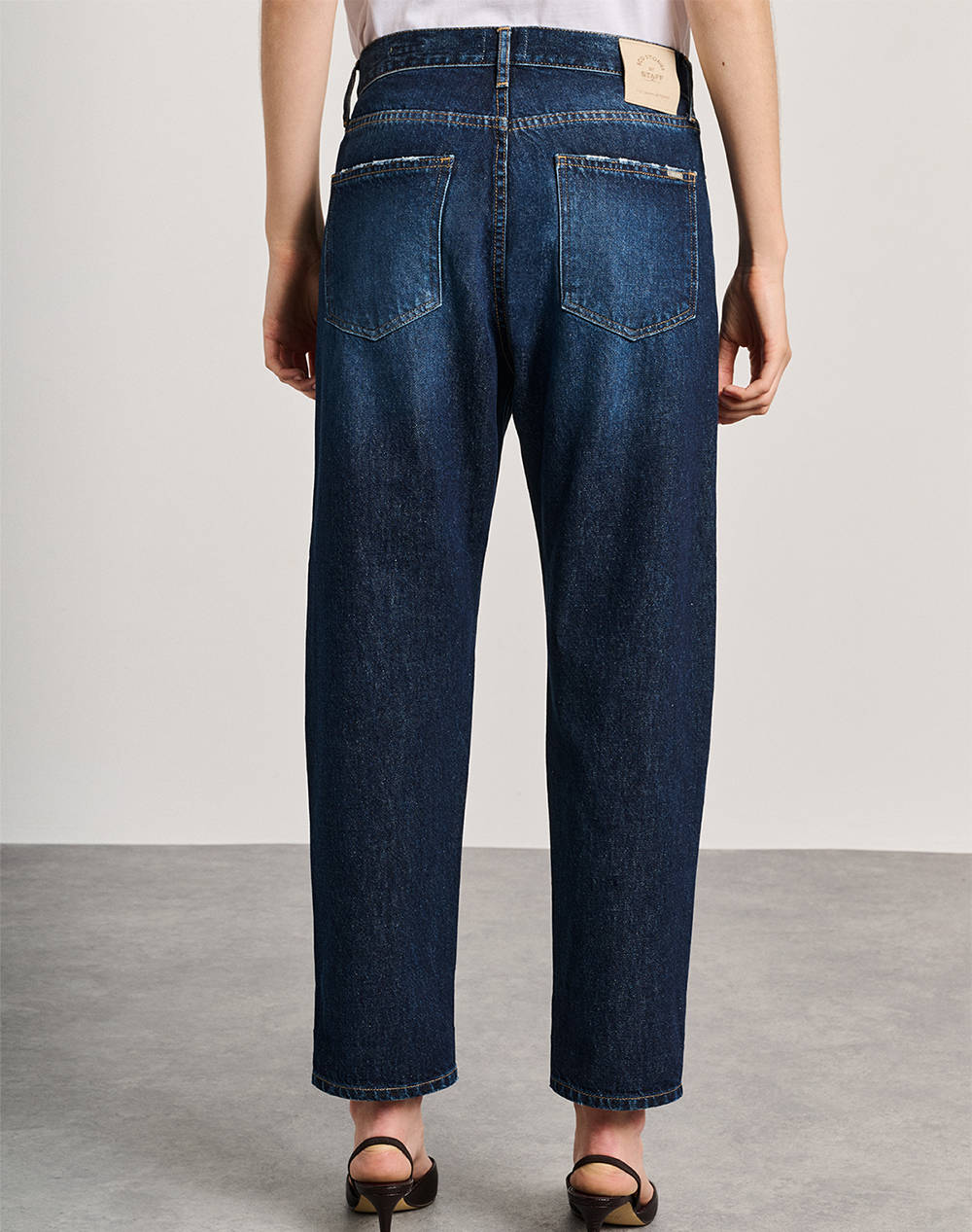 STAFF Ashley Regular Cropped Wmn Pant 5-936.007.B1.054-.00 DenimDarkBlue φωτογραφία